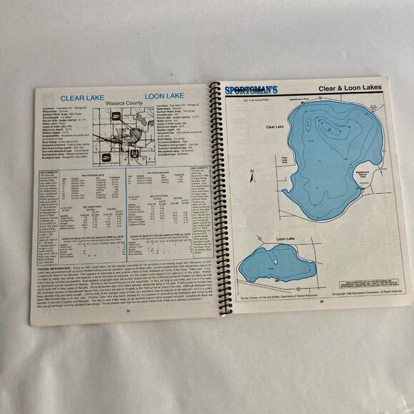 Sportsman's Connection Southern Minnesota Fishing Map Guide Book MN - Picture 6 of 6